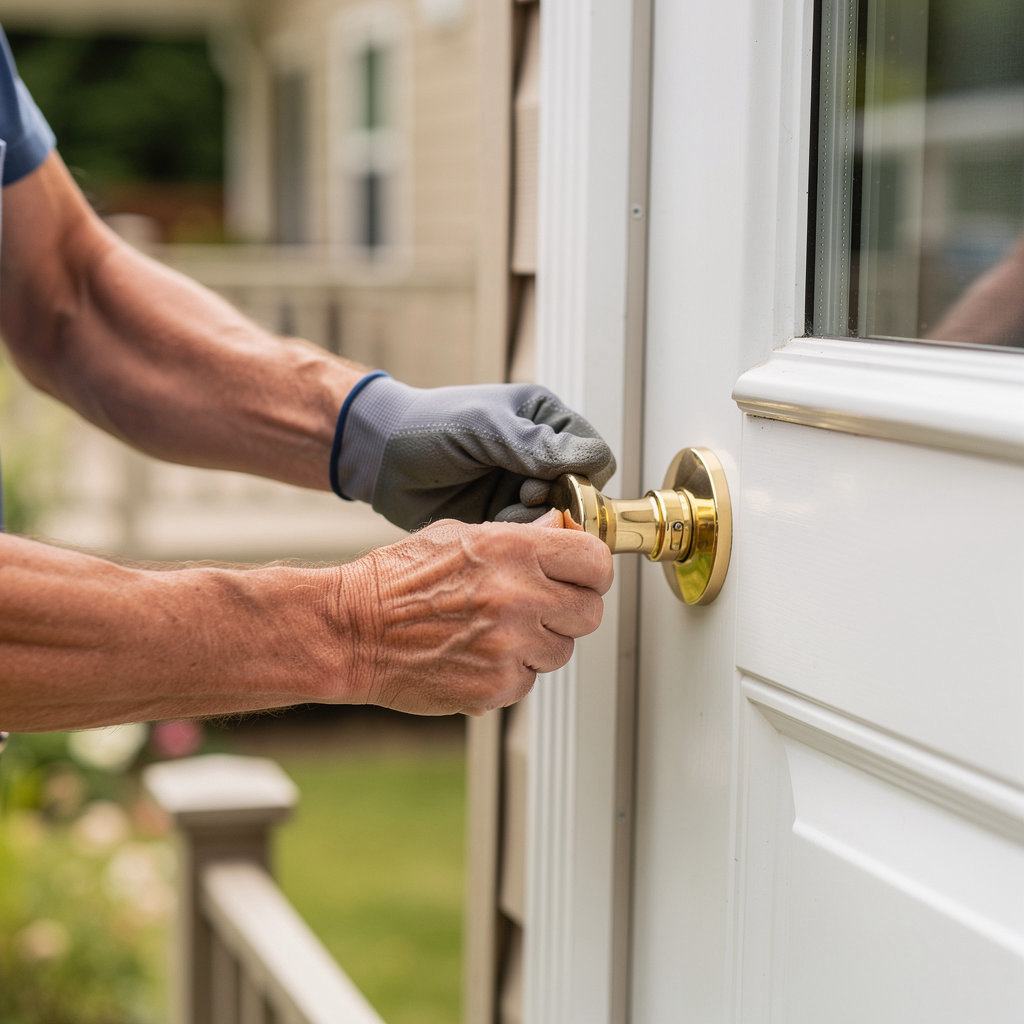 Palace Garden Mobile Home Park community area showcasing peaceful senior living in Chula Vista